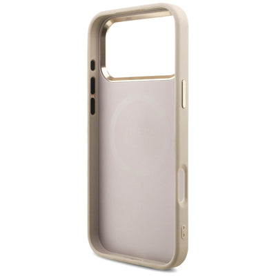 Guess 4G Triangle Logo MagSafe Case for iPhone 17 Pro Max / 18 Pro Max - Rose Gold