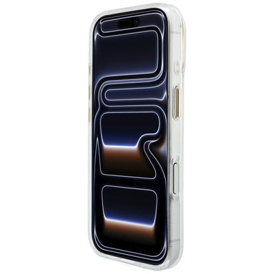 Guess IML 4G Script Metal Case for iPhone 17 Pro / 18 Pro - White
