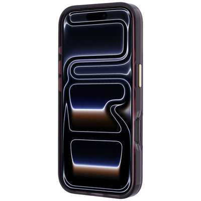 Guess IML 4G Script Metal case for iPhone 17 Pro / 18 Pro - burgundy
