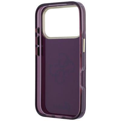 Guess IML 4G Script Metal case for iPhone 17 Pro / 18 Pro - burgundy