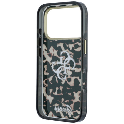 Guess IML 4G Script Metal Logo MagSafe Case for iPhone 18 Pro - Burgundy