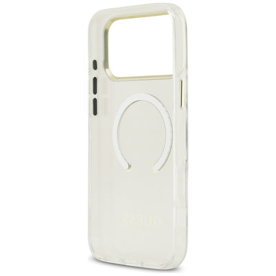 Guess Metal Outline MagSafe Case for iPhone 17 Pro Max / 18 Pro Max - Gold
