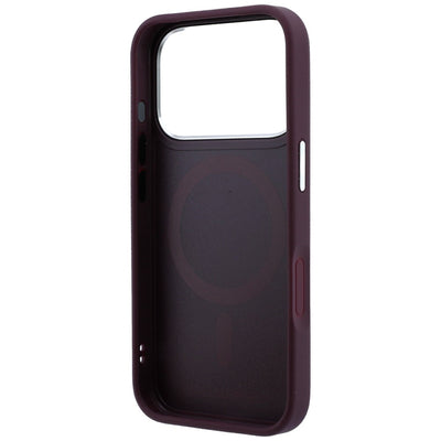 Karl Lagerfeld Embossed Open Ring RSG Logo MagSafe Case for iPhone 17 Pro / 18 Pro - Burgundy