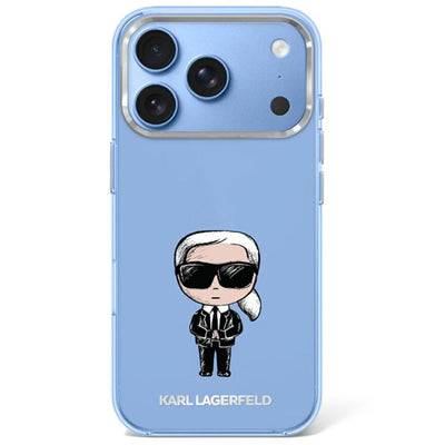 Karl Lagerfeld IML Ikonik Sketch Print MagSafe Case for iPhone 17 Pro / 18 Pro - Light Pink
