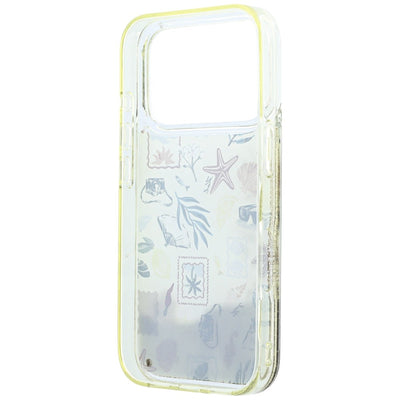 Karl Lagerfeld Liquid Glitter Beach &amp; Sand Case for iPhone 17 Pro / 18 Pro - Beige