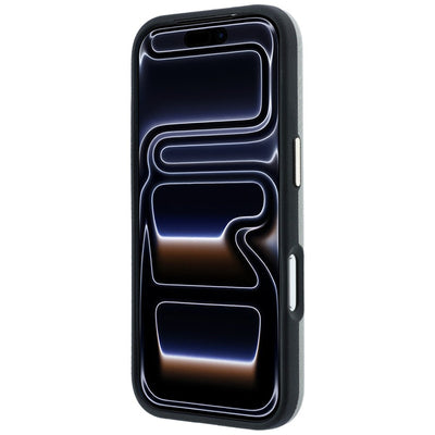Karl Lagerfeld Saffiano Small Script Metal Logo MagSafe Case for iPhone 17 Pro Max / 18 Pro Max - Beige