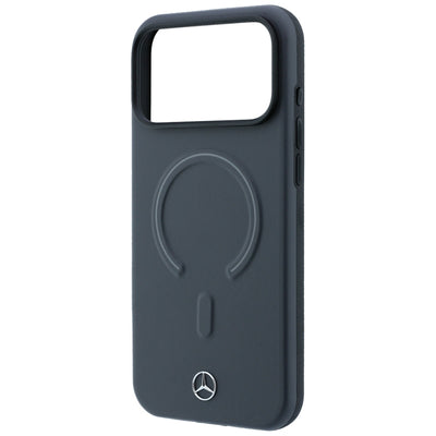 Mercedes Leather 3D MagSafe case for iPhone 18 Pro Max / 17 Pro Max - anthracite