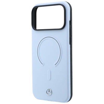 Mercedes Leather 3D MagSafe Case for iPhone 18 Pro Max / 17 Pro Max - Blue