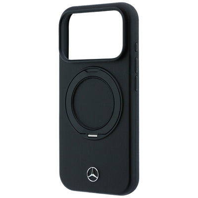 Mercedes Leather Case with Ring Stand MagSafe for iPhone 18 Pro / 17 Pro - Black