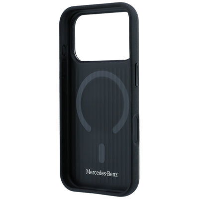 Mercedes Leather with Ring Stand MagSafe Case for iPhone 18 Pro Max / 17 Pro Max / 17 Pro Max - Black