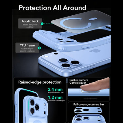 ESR Classic Hybrid MagSafe Case for iPhone 18 Pro Max / 17 Pro Max - Light Blue