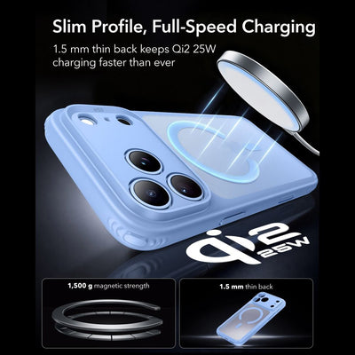 ESR Classic Hybrid MagSafe Case for iPhone 18 Pro Max / 17 Pro Max - Light Blue