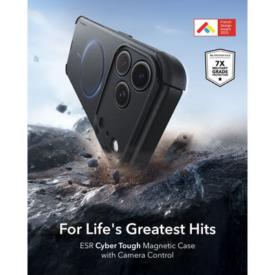ESR Cyber ​​Tough MagSafe Case for iPhone 18 Pro Max / 17 Pro Max - Black
