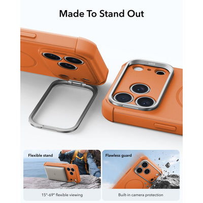 ESR Cyber ​​Tough Kickstand MagSafe Case for iPhone 18 Pro / 17 Pro - Orange