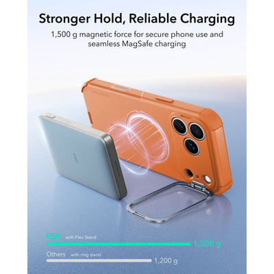 ESR Cyber ​​Tough Kickstand MagSafe Case for iPhone 18 Pro / 17 Pro - Orange
