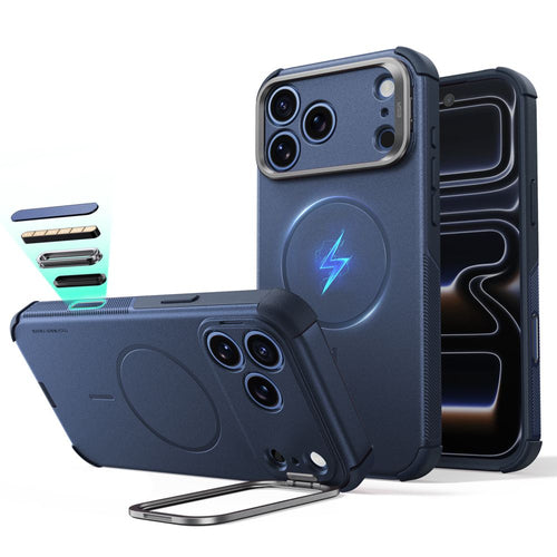ESR Cyber ​​Tough Kickstand MagSafe Case for iPhone 18 Pro Max / 17 Pro Max - Navy Blue