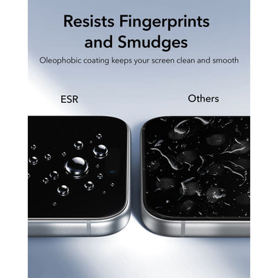 ESR UltraFit Classic 2-Pack Tempered Glass for iPhone 18 Pro Max / 17 Pro Max - Black