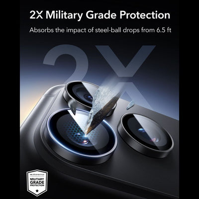 ESR Armorite Camera Protector Tempered Glass for iPhone 18 Pro / 18 Pro Max - Black