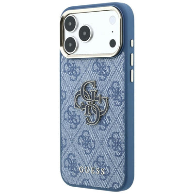 Guess 4G &amp; Big Resin Logo Case for iPhone 17 Pro / 18 Pro - Light Blue