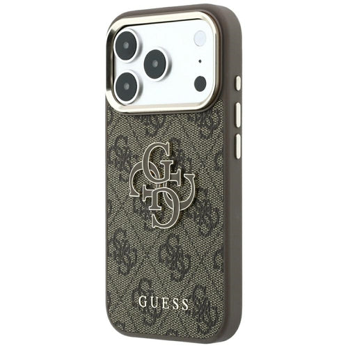 Guess 4G &amp; Big Resin Logo Case for iPhone 17 Pro Max / 18 Pro Max - Brown