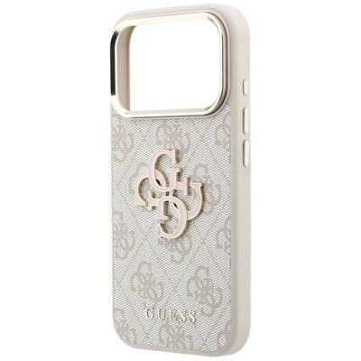Guess 4G &amp; Big Resin Logo Case for iPhone 17 Pro Max / 18 Pro Max - Pink
