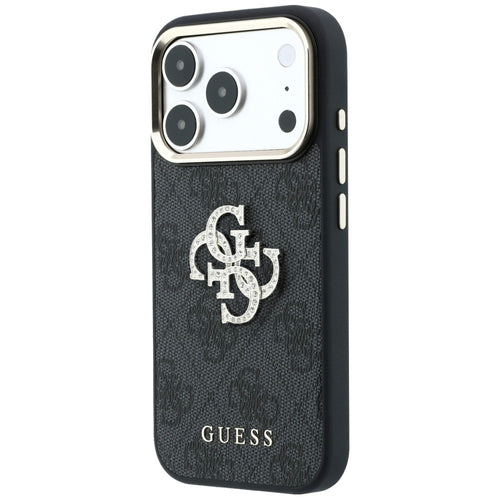 Guess 4G &amp; Big Strass Logo Case for iPhone 17 Pro Max / 18 Pro Max - Black