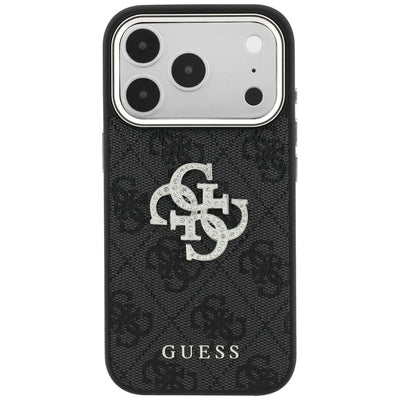 Guess 4G &amp; Big Strass Logo Case for iPhone 17 Pro Max / 18 Pro Max - Black