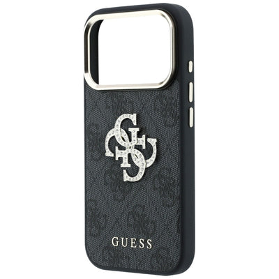 Guess 4G &amp; Big Strass Logo Case for iPhone 17 Pro Max / 18 Pro Max - Black