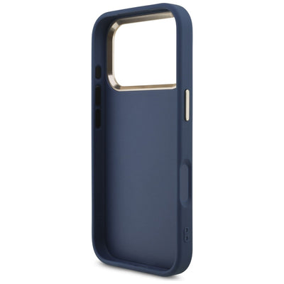 Guess 4G Big 4G Classic Logo Case for iPhone 18 Pro / 17 Pro - Blue and Gold