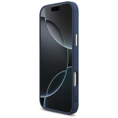 Guess 4G Big 4G Classic Logo Case for iPhone 18 Pro Max / 17 Pro Max - Blue and Gold