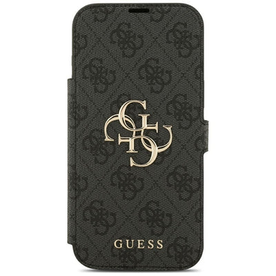 Guess Book 4G Metal Logo Case for iPhone 18 Pro Max / 17 Pro Max - Black