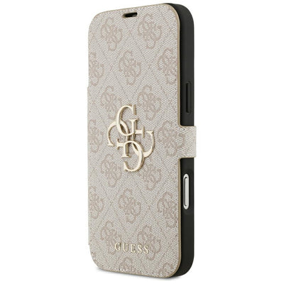 Guess Book 4G Metal Logo Case for iPhone 18 Pro Max / 17 Pro Max - Pink