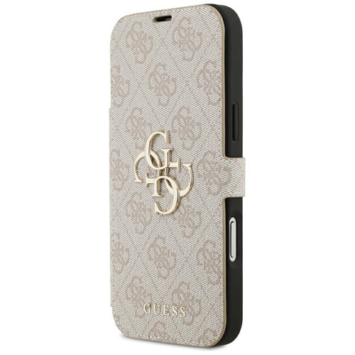 Guess Book 4G Metal Logo Case for iPhone 18 Pro Max / 17 Pro Max - Pink