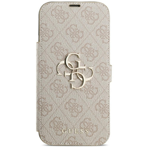 Guess Book 4G Metal Logo Case for iPhone 18 Pro Max / 17 Pro Max - Pink