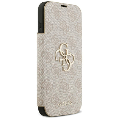 Guess Book 4G Metal Logo Case for iPhone 18 Pro Max / 17 Pro Max - Pink