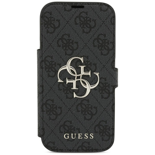 Guess Book 4G Metal Logo Case for iPhone 18 Pro / 17 Pro - Black