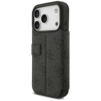 Guess Book 4G Metal Logo Case for iPhone 18 Pro / 17 Pro - Black