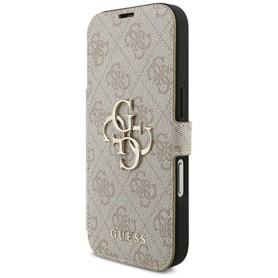 Guess Book 4G Metal Logo Case for iPhone 18 Pro / 17 Pro - Pink