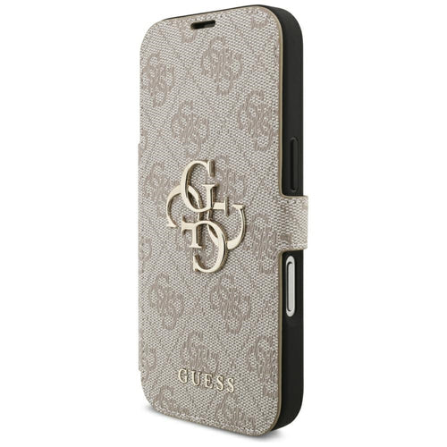 Guess Book 4G Metal Logo Case for iPhone 18 Pro / 17 Pro - Pink