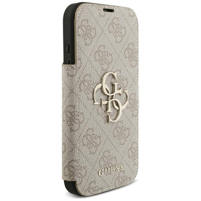 Guess Book 4G Metal Logo Case for iPhone 18 Pro / 17 Pro - Pink