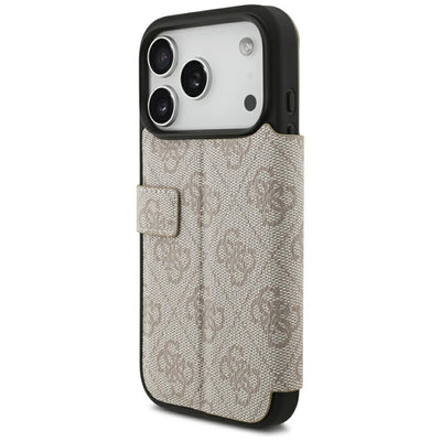 Guess Book 4G Metal Logo Case for iPhone 18 Pro / 17 Pro - Pink