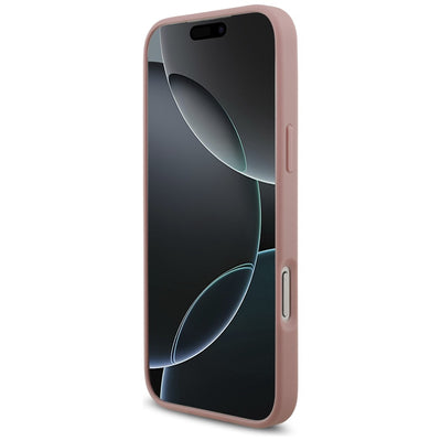 Guess Fixed Glitter Big 4G Case for iPhone 18 Pro Max / 17 Pro Max - Pink
