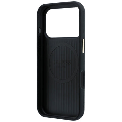 Guess Kevlar Triangle Logo MagSafe Case for iPhone 17 Pro / 18 Pro - Black
