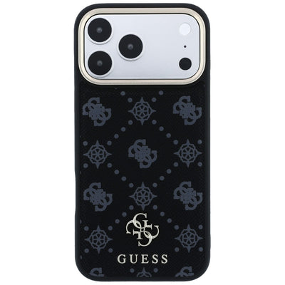 Guess Peony 4G Small Logo MagSafe Case for iPhone 17 Pro / 18 Pro - Black