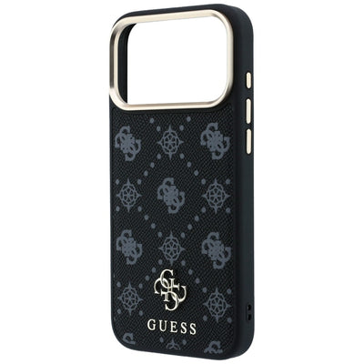 Guess Peony 4G Small Logo MagSafe Case for iPhone 17 Pro Max / 18 Pro Max - Black