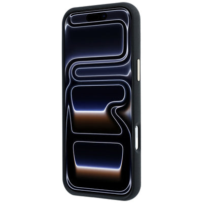 Guess Perforated 4G Gold Logo Magsafe Case for iPhone 17 Pro Max / 18 Pro Max - Black