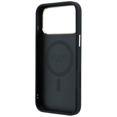 Guess Ring Stand 360 4G Classic Logo MagSafe Case for iPhone 17 Pro / 18 Pro - Black
