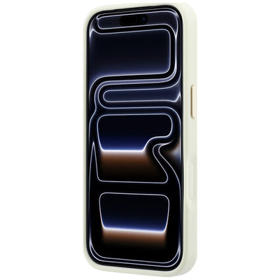 Guess Stripe Peony 4G Logo MagSafe Case for iPhone 18 Pro / 17 Pro - Beige