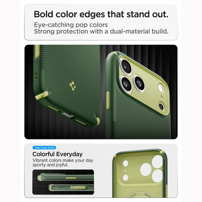 Spigen Nano Pop MagSafe Case for iPhone 18 Pro / 17 Pro - Green