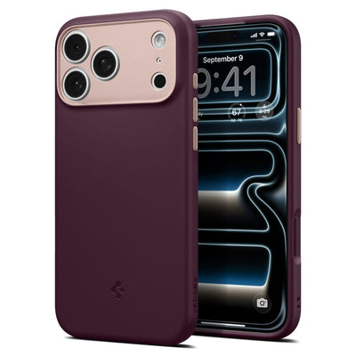 Spigen Nano Pop MagSafe case for iPhone 18 Pro / 17 Pro - dark cherry